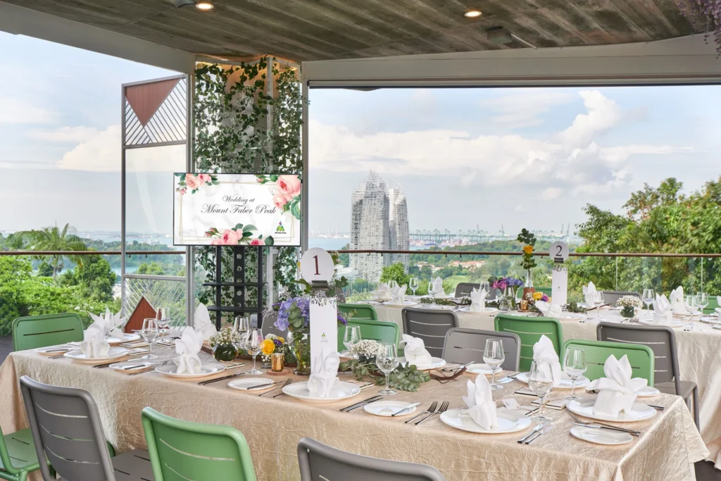 wedding at mount faber singapore
