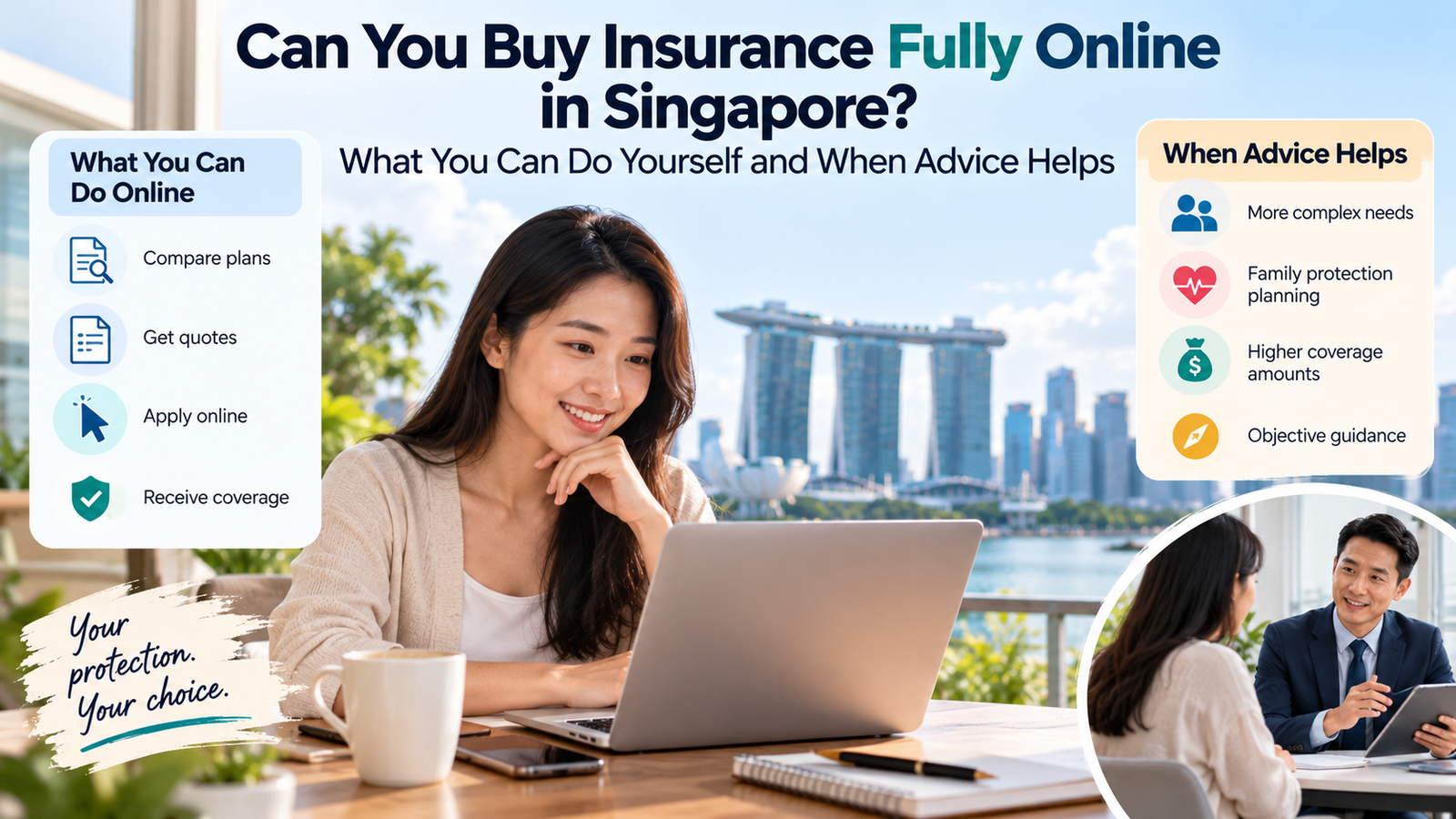 Can You Buy Insurance Fully Online in Singapore? What You Can Do Yourself and When Advice Helps